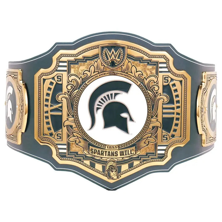 Michigan State Spartans WWE Legacy Championship Wrestling Title Belts