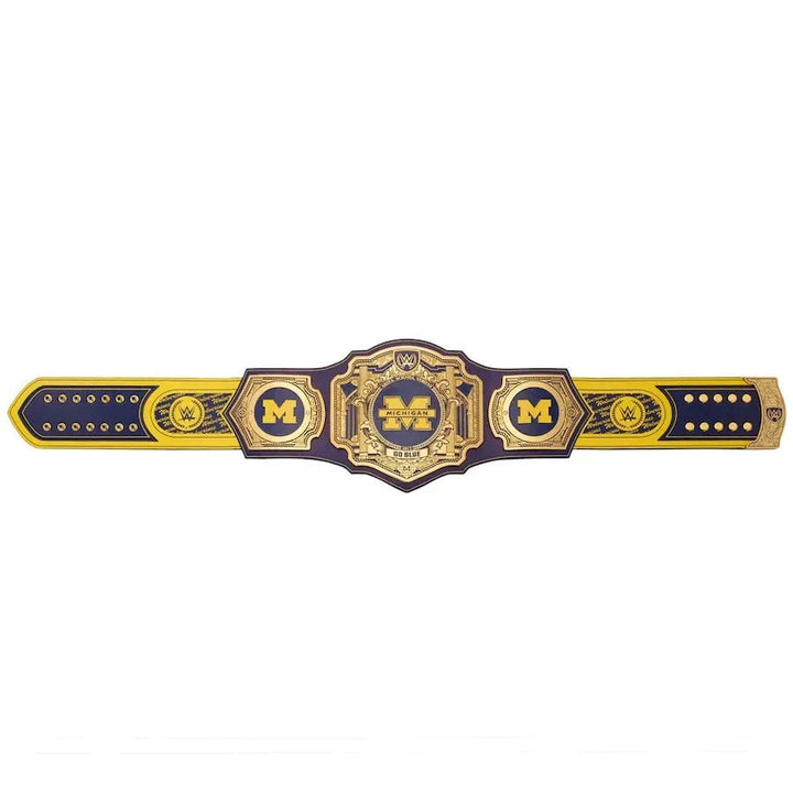 Michigan Wolverines WWE Legacy Title Wrestling Title Belts
