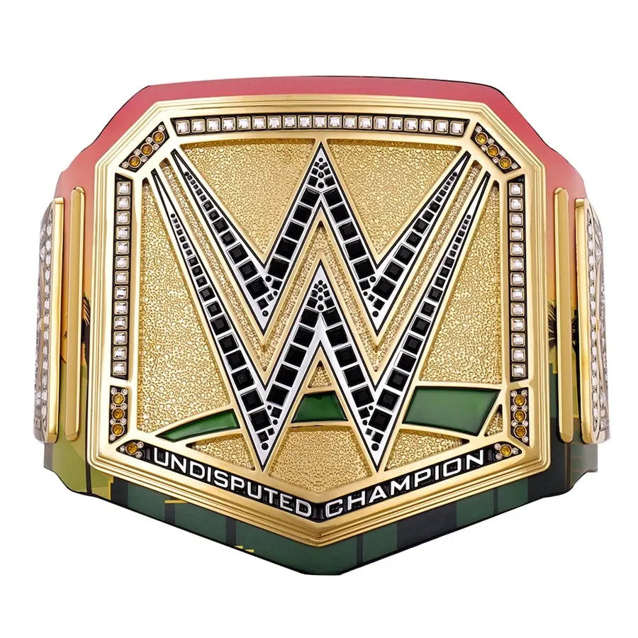 Money in the Bank 2025 Los Angeles Championship Title Wrestling Title Belts