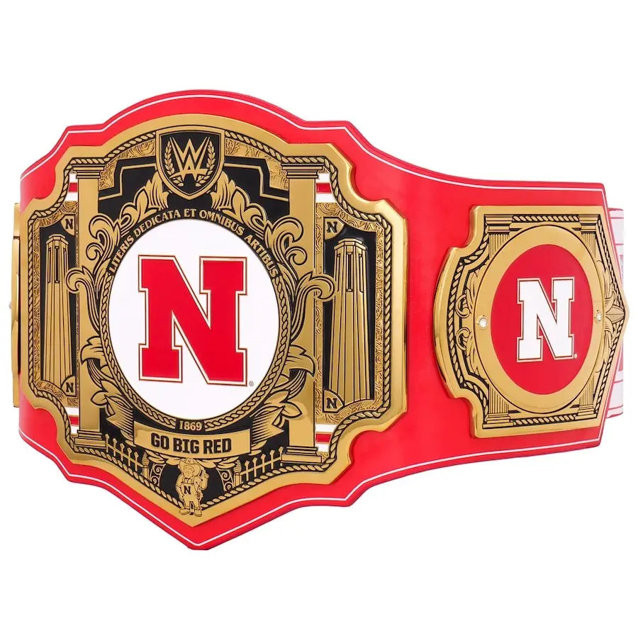 Nebraska Huskers WWE Legacy Title Wrestling Title Belts