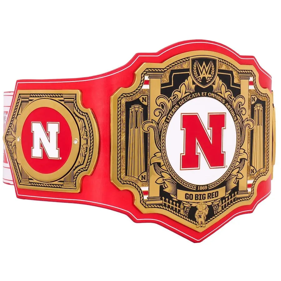 Nebraska Huskers WWE Legacy Title Wrestling Title Belts