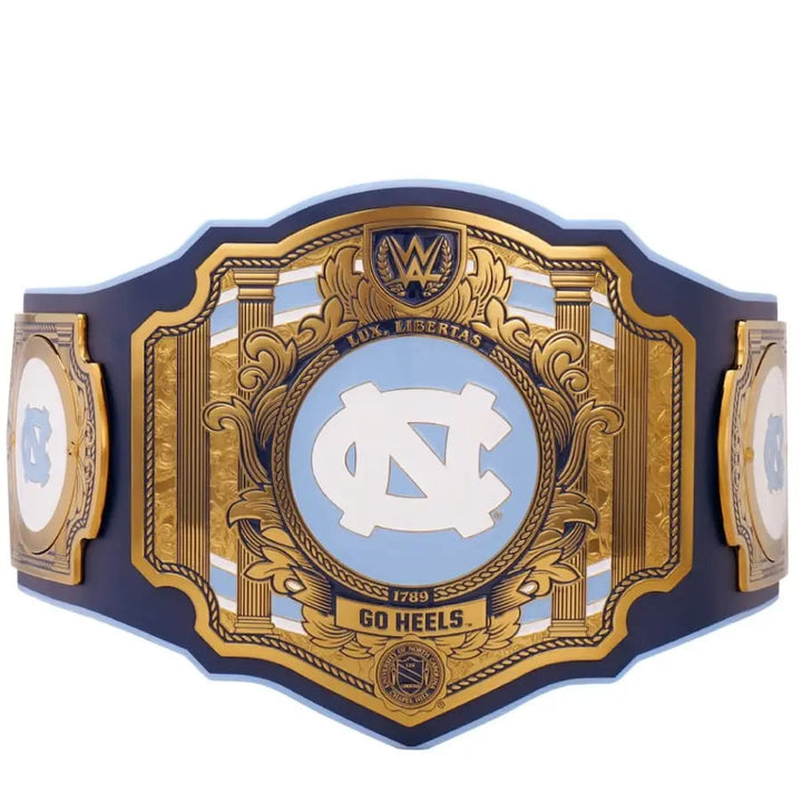 North Carolina Tar Heels WWE Legacy Championship Wrestling Title Belts