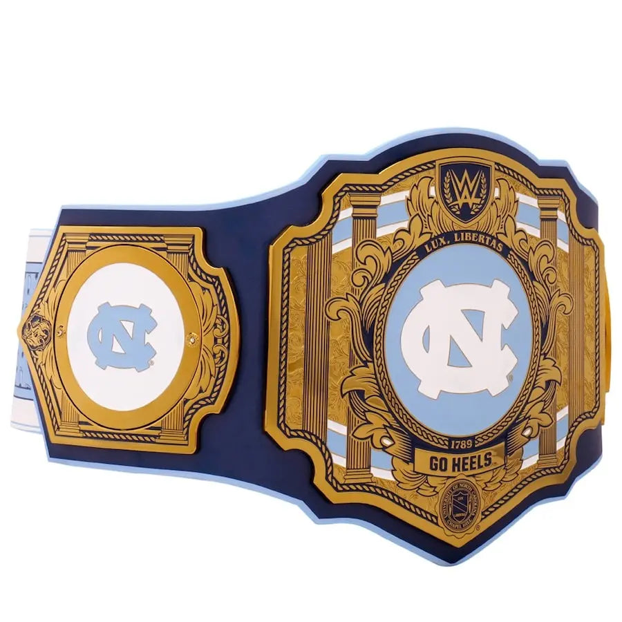 North Carolina Tar Heels WWE Legacy Championship Wrestling Title Belts