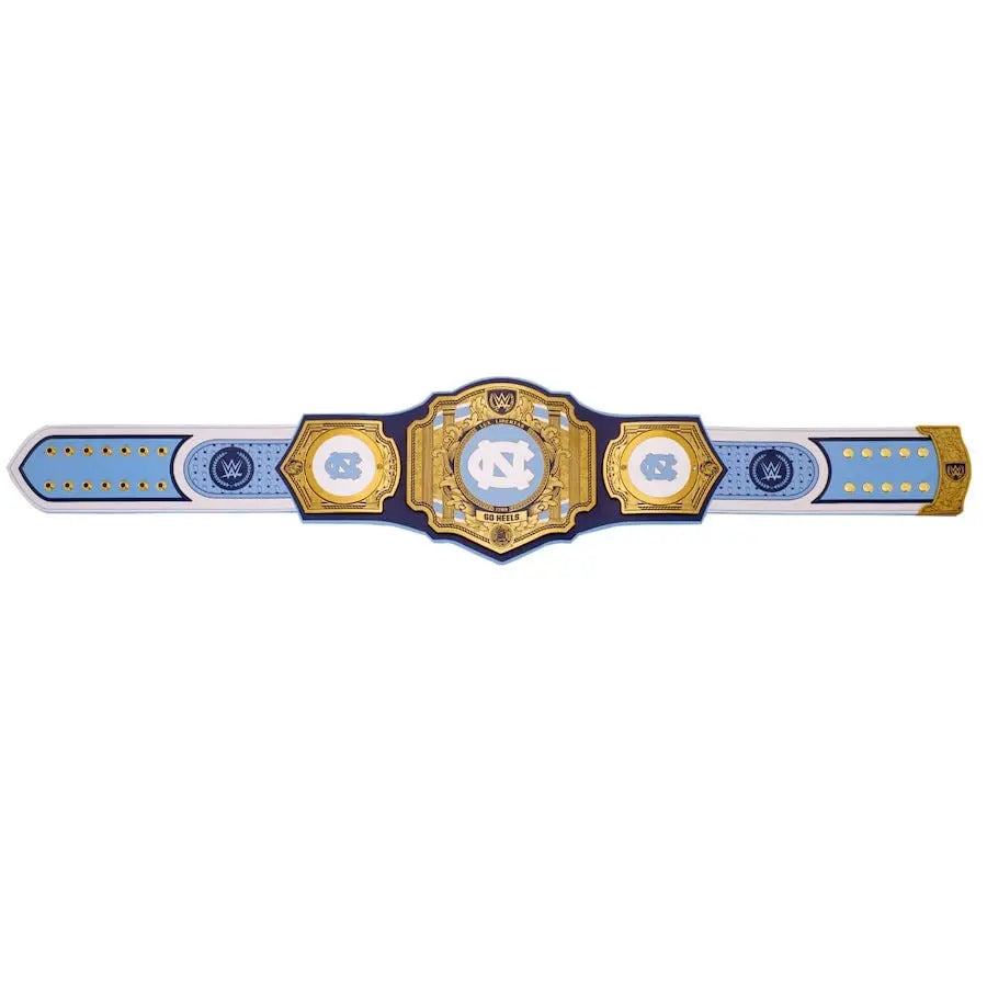 North Carolina Tar Heels WWE Legacy Championship Wrestling Title Belts