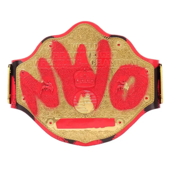 NWO Wolfpac Signature Series Championship Wrestling Title Belts