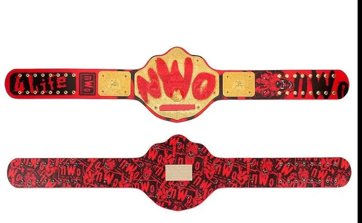 NWO Wolfpac Signature Series Championship Wrestling Title Belts