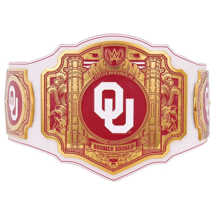 Oklahoma Sooners WWE Legacy Title Wrestling Title Belts