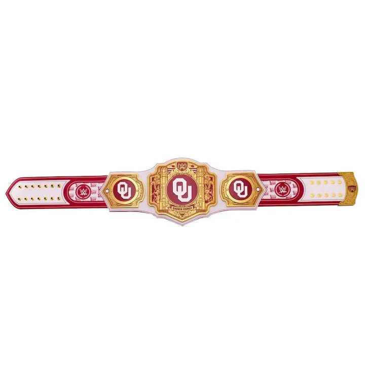 Oklahoma Sooners WWE Legacy Title Wrestling Title Belts