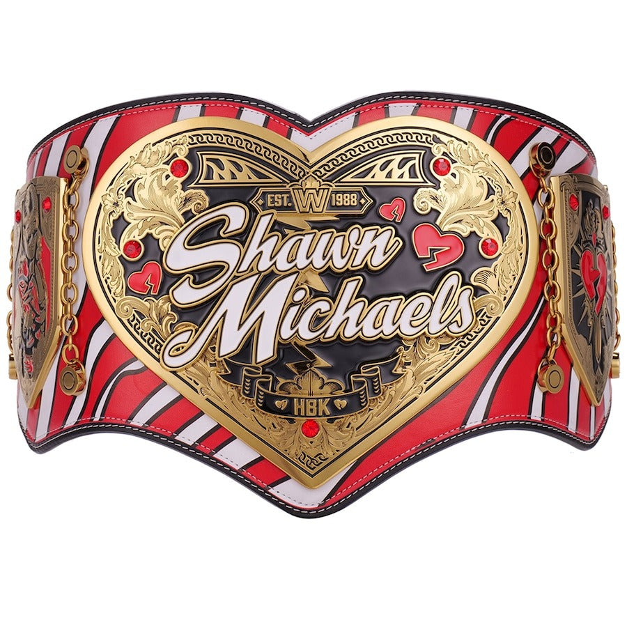 The Ultimate Warrior Signature Series Championship Replica Title Belt Wrestling Title Belts