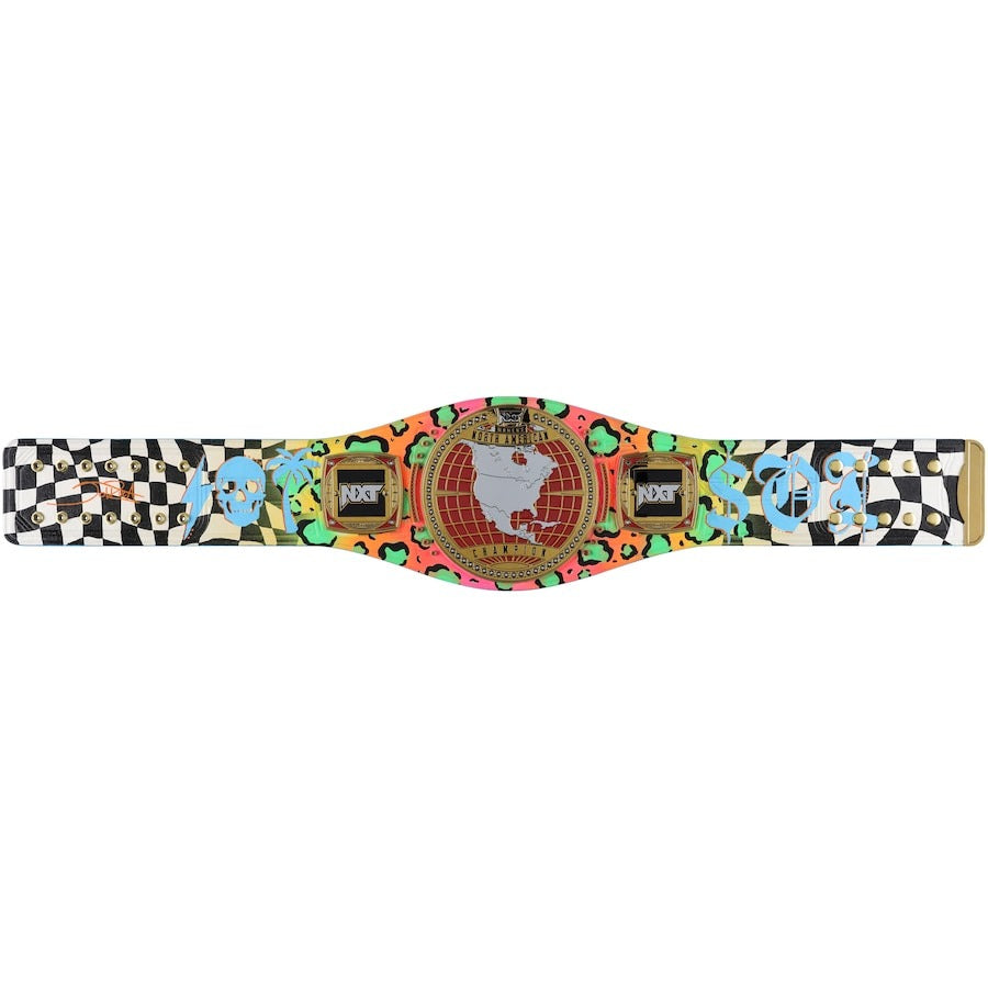 Sol Ruca Autographed NXT Women's North American Championship Replica Title Belt Wrestling Title Belts