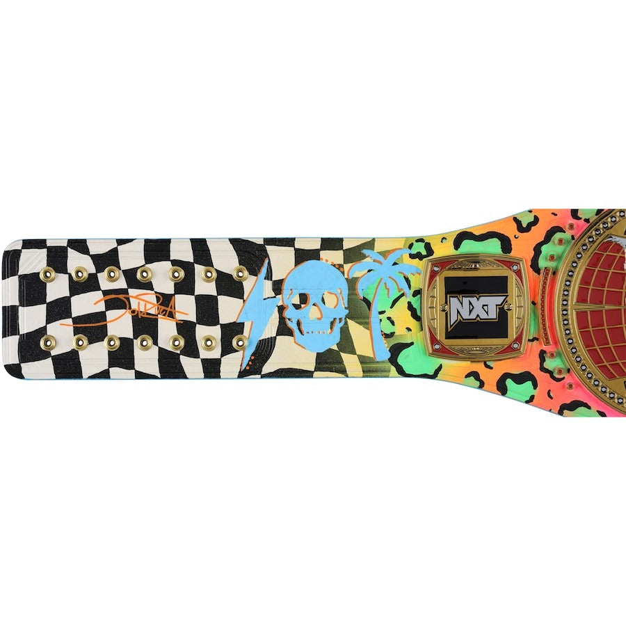 Sol Ruca Autographed NXT Women's North American Championship Replica Title Belt Wrestling Title Belts