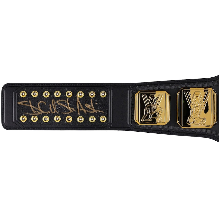 Chelsea Green Autographed Women's United States Championship Replica Title Belt Wrestling Title Belts