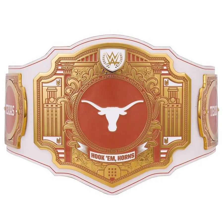 Texas Longhorns WWE Legacy Title Wrestling Title Belts