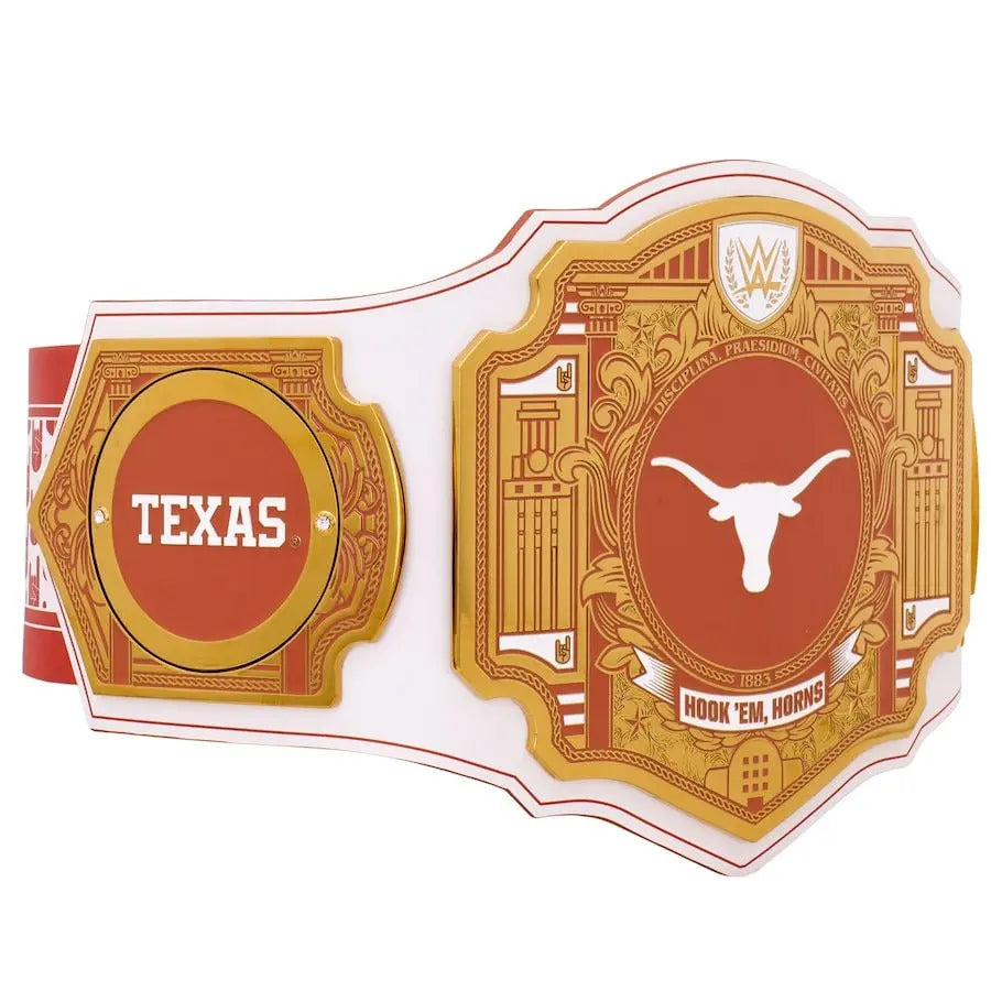 Texas Longhorns WWE Legacy Title Wrestling Title Belts