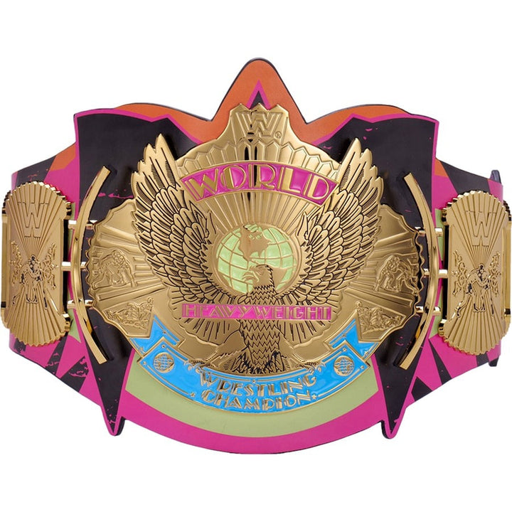 The Ultimate Warrior Signature Series Championship Replica Title Belt Wrestling Title Belts