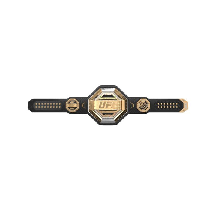 UFC legacy championship belt with gold and black design from Wrestling Title Belts