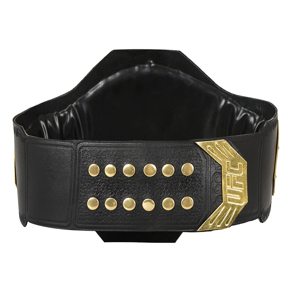 Wrestling Title Belts UFC legacy championship belt replica with black leather and gold accents