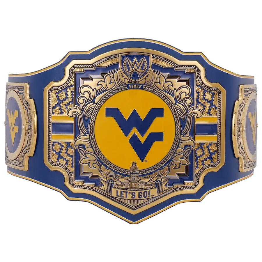 West Virginia Mountaineers WWE Legacy Championship Wrestling Title Belts