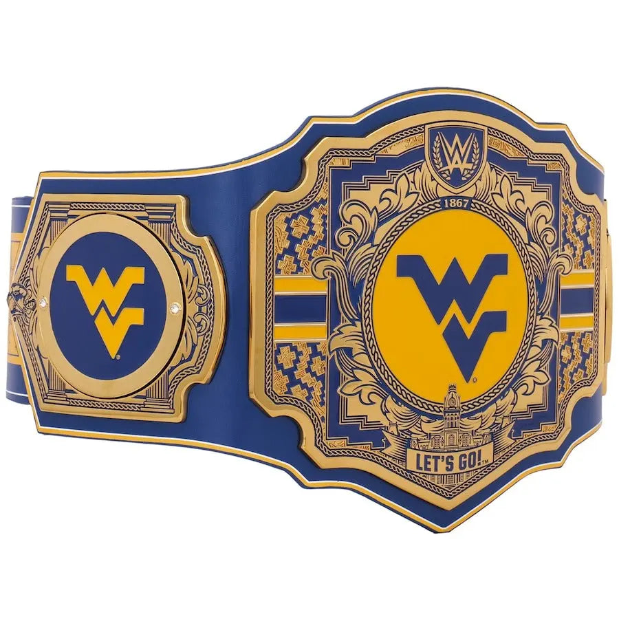 West Virginia Mountaineers WWE Legacy Championship Wrestling Title Belts