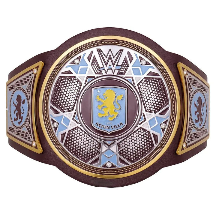 WWE x Aston Villa Legacy Champion Replica Belt – Iconic Football & Wrestling Tribute Wrestling Title Belts