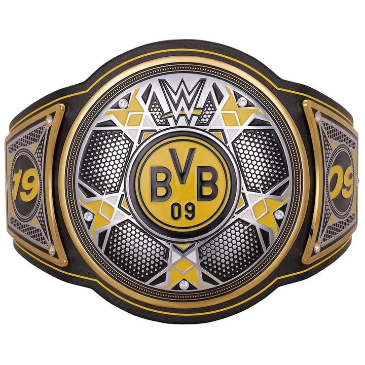 WWE x Borussia Dortmund Legacy Champion Belt - Premium Replica | Wrestling Title Belts Wrestling Title Belts