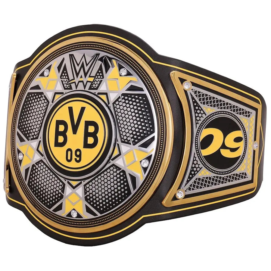 WWE x Borussia Dortmund Legacy Champion Belt - Premium Replica | Wrestling Title Belts Wrestling Title Belts
