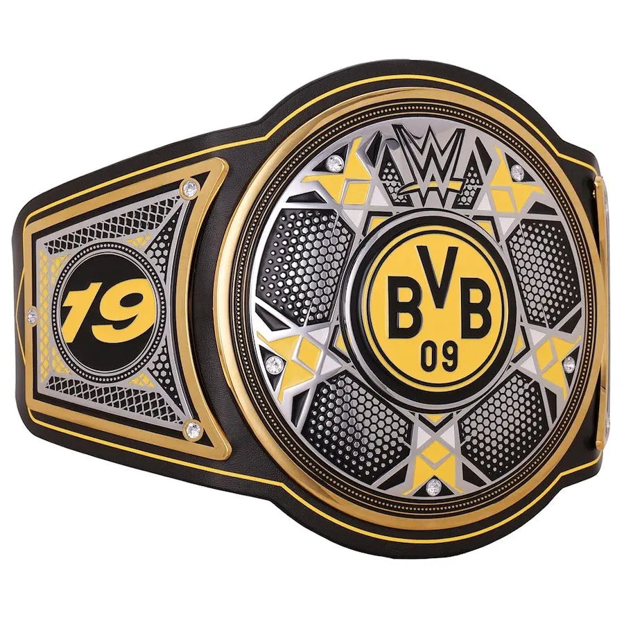 WWE x Borussia Dortmund Legacy Champion Belt - Premium Replica | Wrestling Title Belts Wrestling Title Belts