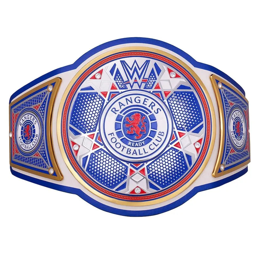 WWE x Rangers FC Legacy Championship Replica Belt – Official Football x Wrestling Collectible Wrestling Title Belts
