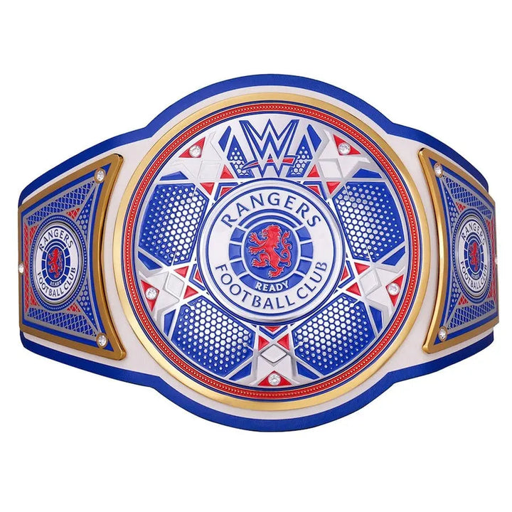 WWE x Rangers FC Legacy Championship Replica Belt – Official Football x Wrestling Collectible Wrestling Title Belts