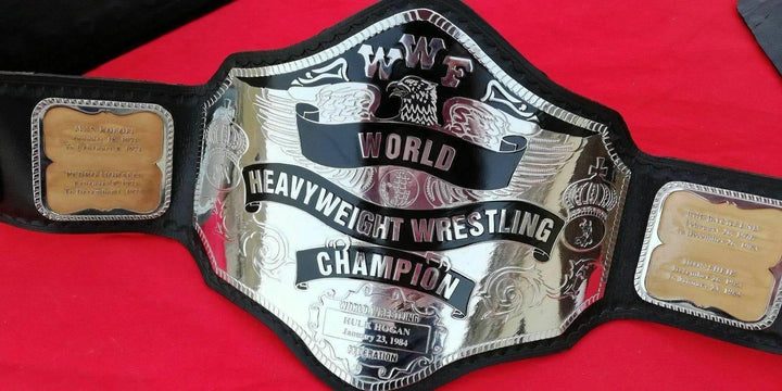 WWF Hulk Hogan Wrestling Heavyweight Championship Title Belt Replica Wrestling Title Belts